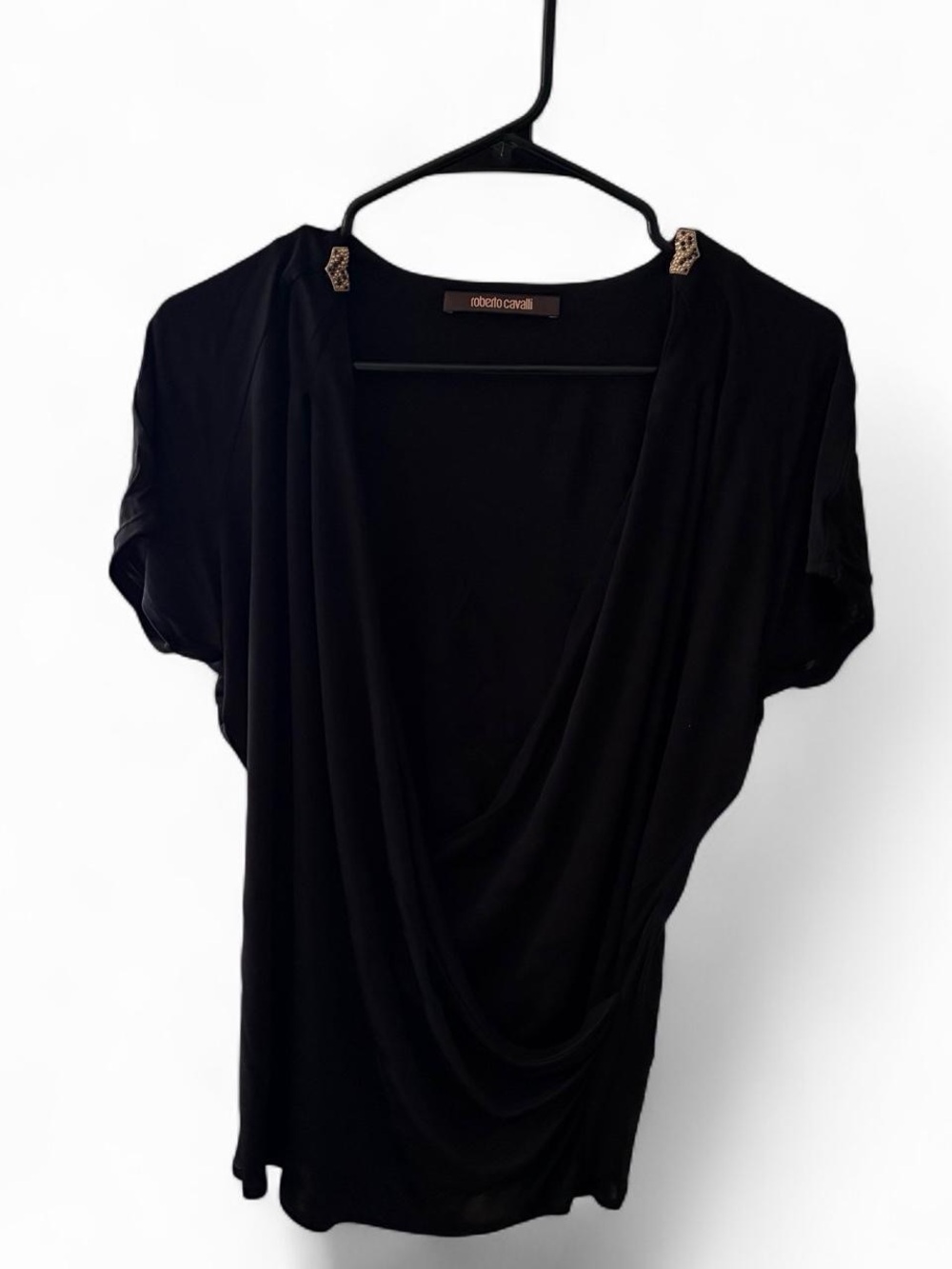 Vintage Roberto Cavalli low neck top